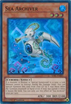 Sea Archiver - SDPL-EN003 - Super Rare - 1st Edition - Lightly Played - Image 1