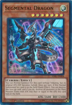 Segmental Dragon - SDPL-EN008 - Ultra Rare - 1st Edition - Lightly Played - Image 1