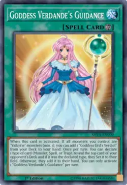 Goddess Verdande's Guidance - SHVA-EN009 - Super Rare - 1st Edition - Lightly Pl - Image 1