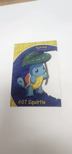 2000 Topps Pokemon Squirtle PC4 TV Animation Clear Card 07 - Image 1