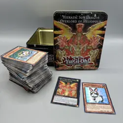 Yu-Gi-Oh Hieratic Sun Dragon Overlord of Heliopolis Open Set Collectors Tin Card - Image 1