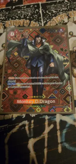 One Piece Card Game Monkey.D.Dragon OP07-015 SR SP Alternate Art - Image 1
