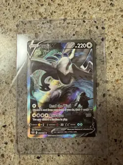 Pokemon TCG Lugia V 186/195 Silver Tempest Rare Sword & Shield Alt Art Holo Card - Image 1