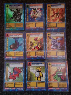 Complete Vintage 54 Card Digimon CCG Battle Series 2 Set Machinedramon Gatomon + - Image 2