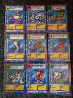 Complete Vintage 54 Card Digimon CCG Battle Series 2 Set Machinedramon Gatomon + - Image 5