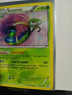 Serperior 125/124 Dragons Exalted Secret Rare Pokemon TCG Card USA English - Image 2