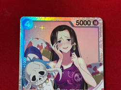 One Piece Card Game TCG OP01-078 SR Boa Hancock Bandai Made in Japan Anime - Image 3