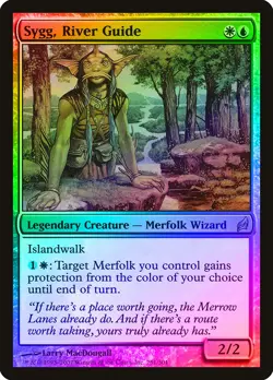 Sygg, River Guide FOIL Lorwyn HEAVILY PLD White Blue Rare MAGIC CARD ABUGames - Image 1
