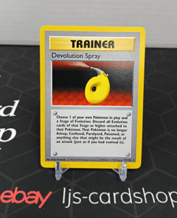Devolution Spray Base Set 72/102 Regular Rare Shadowless LP Pokemon Card TK - Image 1