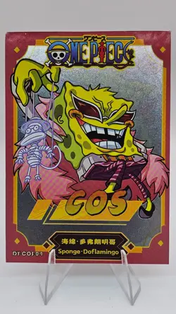 Sponge - Doflamingo DY-COS-04 Travel World One Piece Anime Card - Image 1