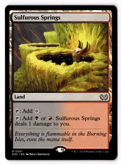 Sulfurous Springs 301 Commander: Duskmourn: House of Horror NM - Image 1