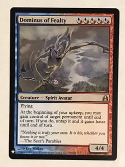 Dominus of Fealty NM Mystery Booster MTG - Image 1