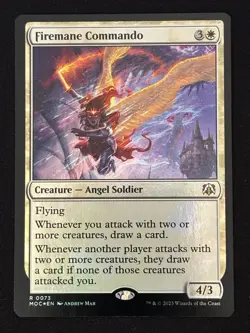 1x MTG Firemane Commando (Foil) - Commander: March of the Machine (MOC) #73 - Image 1