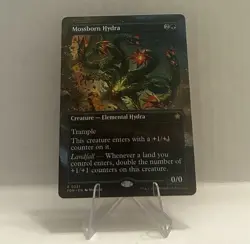 Mossborn Hydra Borderless MTG Foundations 337 Rare MINT - Image 1