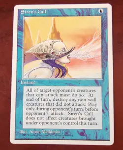 SIREN'S CALL mtg LP Alternate 4th Edition 1 Unc - Image 1