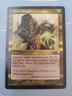 Aura Mutation Invasions MTG Magic the Gathering MP/LP Rare - Image 1