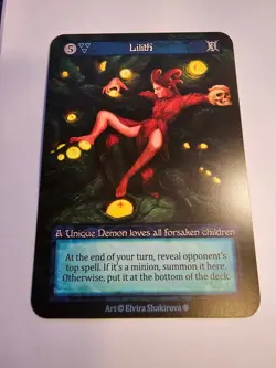 Lilith NM Unique Non-Foil Sorcery Contested Realms Gothic - Image 1