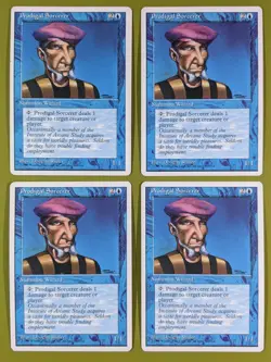 Prodigal Sorcerer x4 Fourth Edition 4th 4x Playset Magic the Gathering MTG - Image 1
