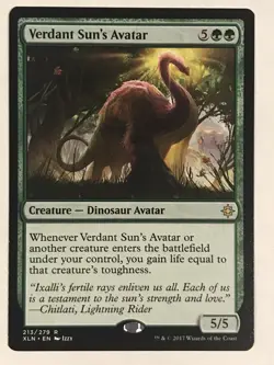 Verdant Sun’s Avatar NM Ixalan MTG - Image 1
