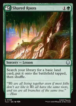 Shared Roots - TLA 0196 - NM - MTG Magic - Image 1