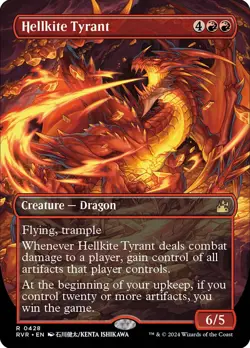 MTG Hellkite Tyrant - Ravnica Remastered #428 - Image 1