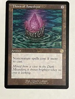 Thorn of Amethyst NM Retro Frame The Brother’s War MTG - Image 1