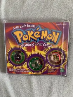 Pokemon Battling Coin Game Bundle 1999 Tangela , Scyther and Sandshrew Mint - Image 1