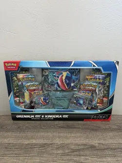 Pokemon TCG Greninja EX & Kingdra EX Special Collection Box - NEW SEALED - Image 1