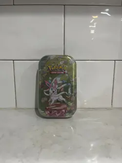 NEW Pokemon Prismatic Evolutions Mini Tin Sylveon Scarlet Violet Factory Sealed - Image 1