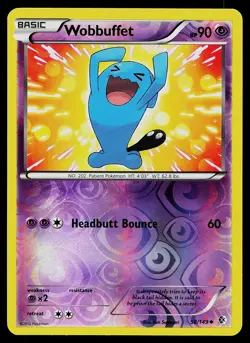Pokemon Card - Wobbuffet Boundaries Crossed 58/149 Reverse Holo - Image 1