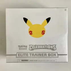 NEW SEALED POKEMON CELEBRATIONS ELITE TRAINER BOX ETB 25TH ANNIVERSARY 820650809439 - Image 1