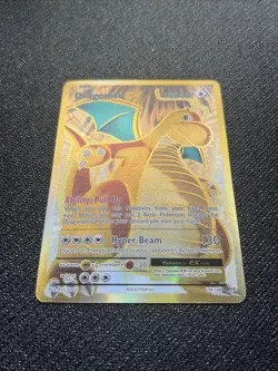 Dragonite EX 106/108 - Full Art Ultra Rare Gold XY Evolutions Pokemon TCG NM - Image 2