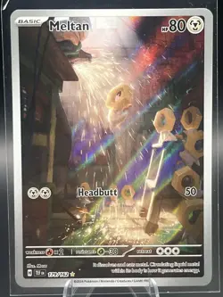 Meltan 179/162 Temporal Forces Full Art Ultra Rare Holo Pokemon Card NM - Image 1