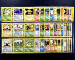 2000 Pokemon BASE SET 2 Edition NEAR COMPLETE Non Holo Cards Lot RARE + WotC NM+ - Image 1