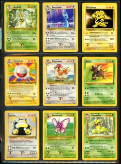 2000 Pokemon BASE SET 2 Edition NEAR COMPLETE Non Holo Cards Lot RARE + WotC NM+ - Image 2