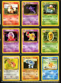 2000 Pokemon BASE SET 2 Edition NEAR COMPLETE Non Holo Cards Lot RARE + WotC NM+ - Image 4