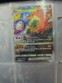 Pokemon Charizard VSTAR SWSH262 Full Art Holo Promo Sword & Shield Card - Image 1