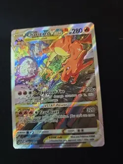 Pokemon Charizard VSTAR SWSH262 Full Art Holo Promo Sword & Shield Card - Image 3
