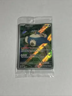 Pokemon Card Snorlax SVP 051 Scarlet & Violet 151 Black Star Promo NM sealed - Image 1