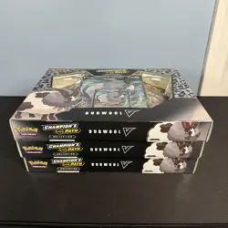 3x Pokemon TCG: Champion's Path Collection Box | Dubwool V sealed 820650807732 - Image 5