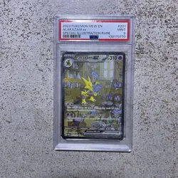 Alakazam Ex 201/165 Special Illustration Rare Pokemon Card PSA 9 MINT - Image 1