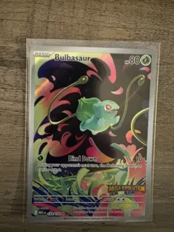 2025 Pokemon Mega Evolution Stamped Bulbasaur Promos #133/132 Near Mint - Image 1