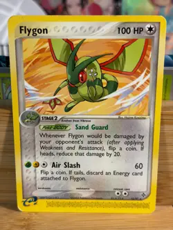 FLYGON 15/97 EX Dragon Unlimited Vintage Pokemon TCG Moderately Played - Image 1