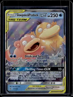 Pokemon 2019 Unified Minds Pokemon Slowpoke & Psyduck GX TAG TEAM - Image 1