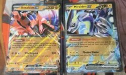 Miraidon EX SVP028 &Koraidon EX SVP029 Black Star Promo Set of 2 NM Pokemon TCG - Image 1
