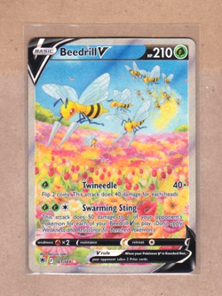 Pokemon TCG Beedrill V #161/189 Astral Radiance - English NM - Image 1