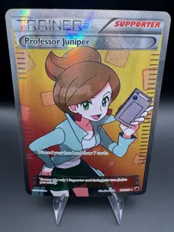 Professor Juniper Trainer Full Art Pokemon Plasma Freeze 116/116 2013 - Image 1