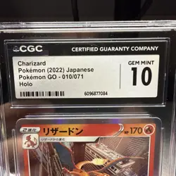 Charizard 010/071 S10b: Pokemon Go Holo (Japanese) CGC 10 Gem Mint - Image 2