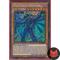 Yugioh The Chaos Creator BLCR-EN070 Secret Rare 1st Edition NM - Image 1
