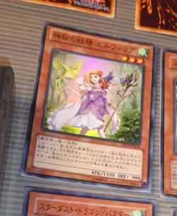 YU-GI-OH JAPANESE SUPER RARE HOLO CARD EP13-JP036 Mystical Fairy Elfuri JAPAN NM - Image 1